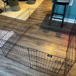 Dog Cage Flat Folding Indoor Metal Pets