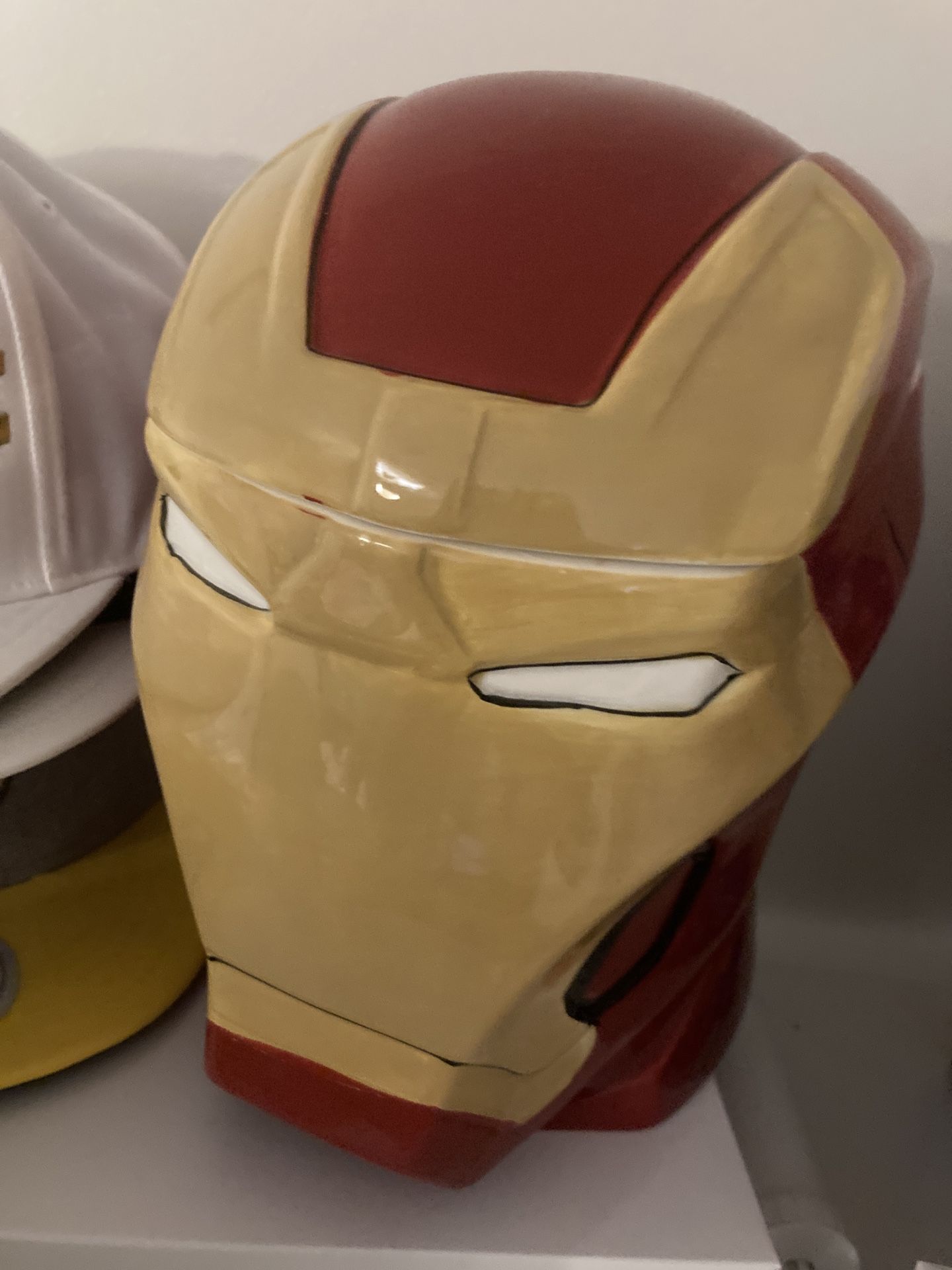Iron Man Head Cookie Jar Decor