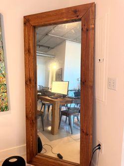 Live Edge Standing Mirror - 81x36