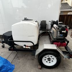 Honda Pressure Washing Trailer 