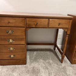 Ethan Allen Vintage Maple Desk