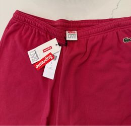 SUPREME x LACOSTE PANTS Sz LARGE DS