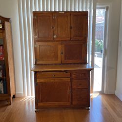 Hoosier Kitchen Hutch Cabinet 