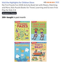 Kids Highlight Activity Book 4 Pack