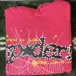 “PINK” Spider Worldwide Hoodie