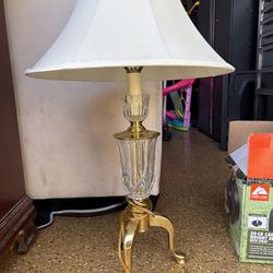Vintage Waterford-style table lamp