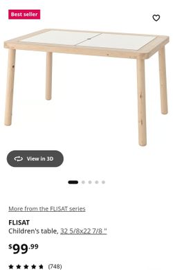 Ikea Flisat Table + 2 Chairs