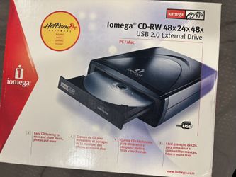 Iomega CD-RE 48x24x48 USB 2.0 External Driver
