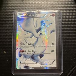 2011 Black & White Reshiram Full Art Card