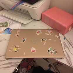 ROSE GOLD HP LAPTOP