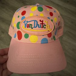 Von Dutch Polka Dot Trucker Hat
