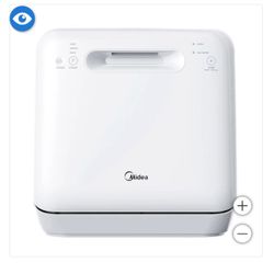 Midea Portable Countertop Dishwasher with Built-In Pump (New without box)