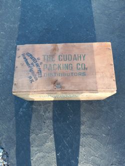 Antique Wooden Packing Case (Cudahy)