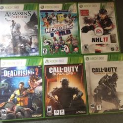 8 XBOX 360 Games