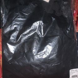 Black Monochrome Denim Tear Hoodie 