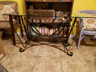 Consolé Table Clear Glass  