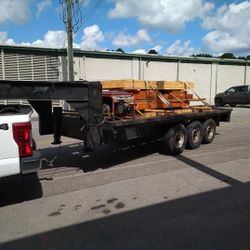 20' Gooseneck Trailer - 3 Axle