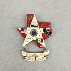 Vintage Lions Club Int. Texas 2-A3 Pin