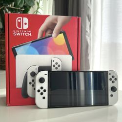 Nintendo Switch - OLED Model with White Joy-Con