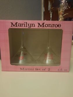 Bernard of Hollywood Marilyn Monroe martini set of 2