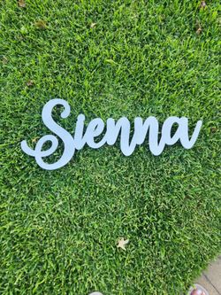 Glitter Name Sign "Sienna"