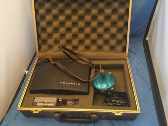 Vintage Polaroid Land Automatic with Case and manual