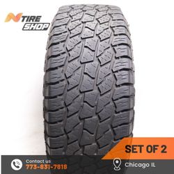 Set of 2 Used  8.5/32  LT  285/60R20  125/122R  Blackhawk  Ridgecrawler A/T