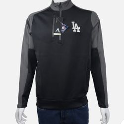 LA Dodgers 1/4 Zip Pull Over Jacket MLB Size (Large)