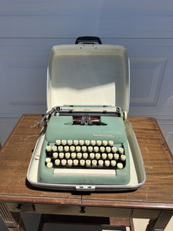 Vintage Typewriter In Case
