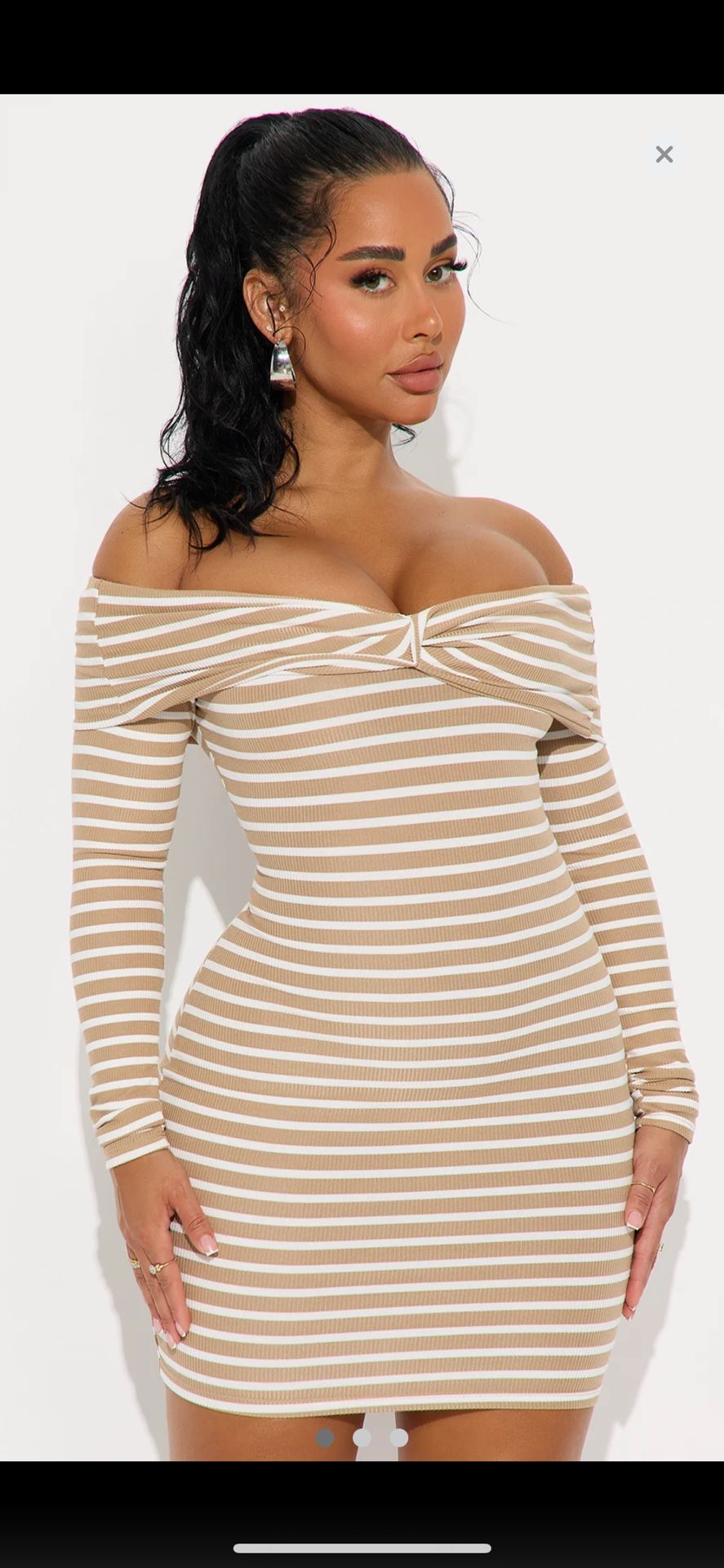 Ribbed Mini Dress ! Size Medium & Large Available