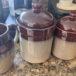 Elegant Ceramic Canister Collection – 4 Piece Set ✨