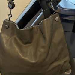 Vince Camuto Women’s Gray Leather Purse