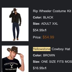 Yellowstone Costume XXL