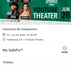 Boletos Para Concierto De Campeones