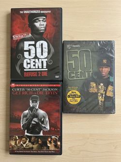 50 Cent 3-DVD Collection Lot