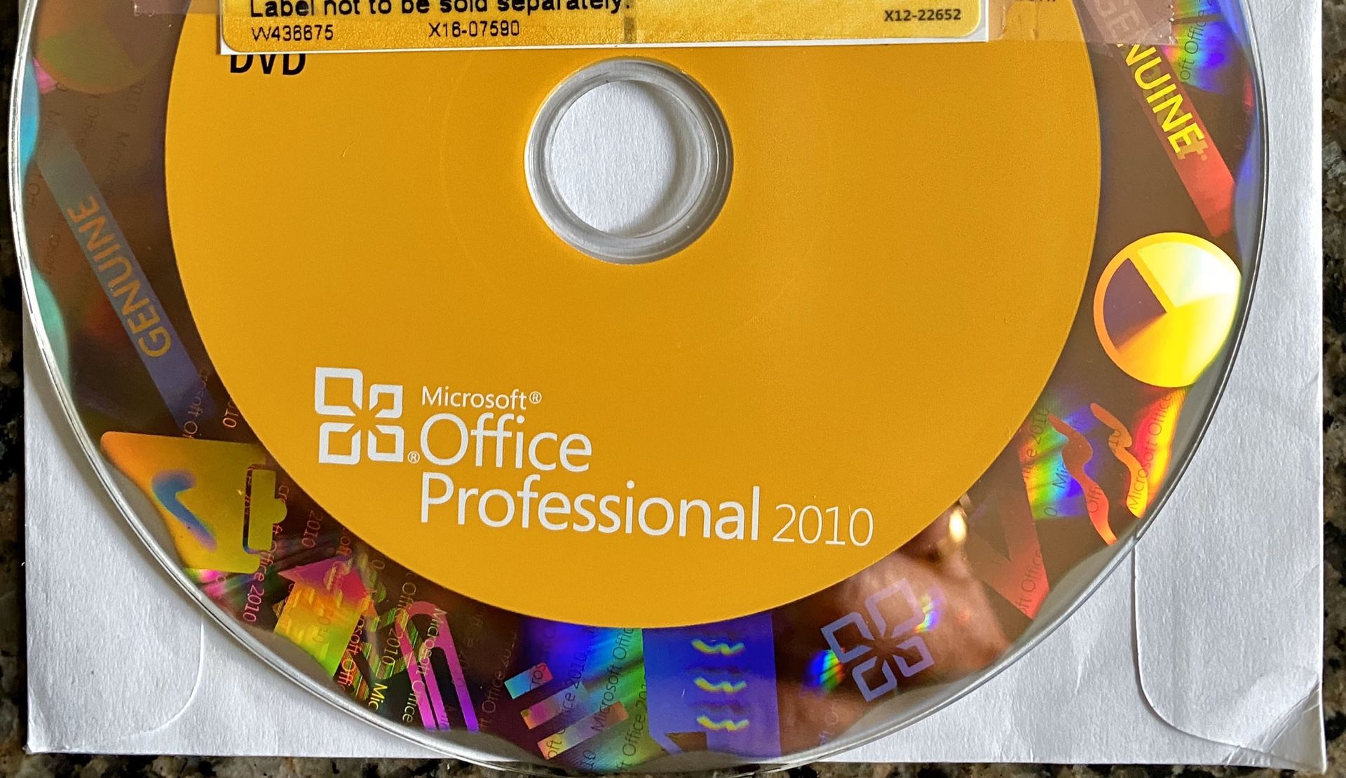 Office Professional 2010 Software CD