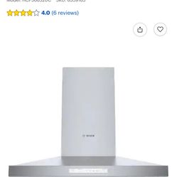 Bosch 500 Series - 36 inches - Externally Vented & Recirculating - Wall Range Hood - Stainless Steel