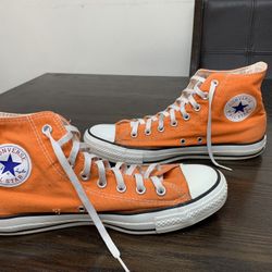 Converse Orange Chuck Taylor Size 9