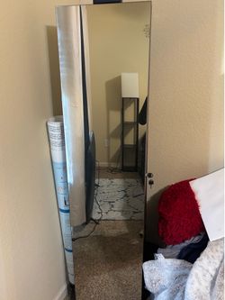Mirror and built in storage