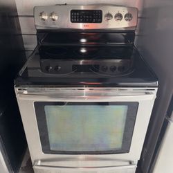 Kenmore Stainless Steel Flat Top Stove Oven Range