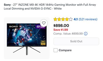 Sony Monitor 27”