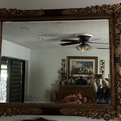 Antique  Beautiful Big Mirror 