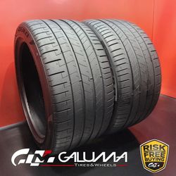 Set of 2 Tires LikeNEW Pirelli P-Zero (PZ4) 315/35ZR20  No Repairs #94986