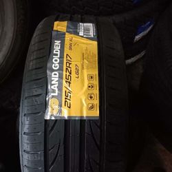 4 New Tires 215/45/17 Land Golden Tires