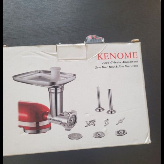Kenome metal food grinder attachment for all KitchenAid household