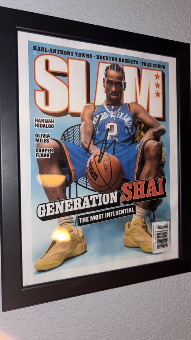 Signed SGA slam poster 