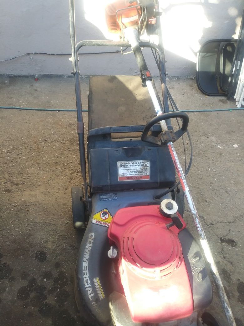 TMC y Honda lawn mower