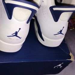 Air Jordan 6 Retro White/Midnight Navy 