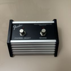 Fender Guitar Reverb Foot Pedal Made In USA Electric Well Made Aluminium