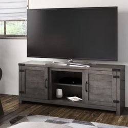 Weathered Gray TV Stand